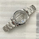 Dog tooth Style 36mm 40mm NH34 NH35 NH36 NH38 ETA2824 PT5000 Watch Case Waterproof Sapphire Crysta