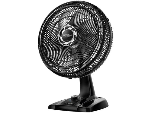 Table Fan Mondial Turbo NVT-40-8P-B 40cm 8 Speeds 3 Speeds Black and Silver-220V