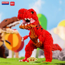 4 neue Balody Dinosaurier-Blöcke, klassischer Cartoon-Anime-Diamant-Bausteine, Triceratops-Modell, Tyrannosaurus Rex Bausteine Spielzeug
