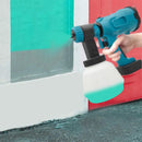 Cordless Electric Paint Spray Gun with 2 Battery Portable Sprayer Replace for  Makita Battery 18V&1000ML