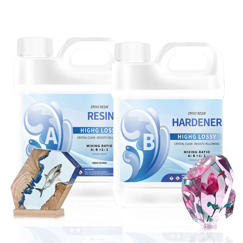 The Crystal Pour | 1:1 AB Epoxy Resin Jewelry Kit