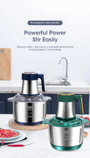The Culinary Engine | 5L Stainless Steel Electric Meat Grinder & Food Processor