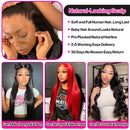 The Cascade | 44-Inch HD Lace Front Wig in Bone Straight