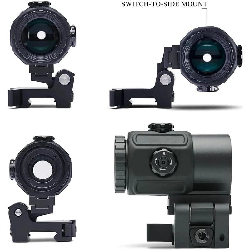558+G33 Holographic Reflex Sight Red Dot Optic Sight with G33 3X Magnifier Combo Built-in Flip QD Mount