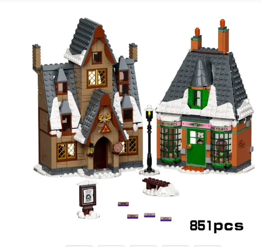 NEW 1083Pcs  Magic World of Wizards Classic Movies 12 Grimmauld Place Building Blocks Toys For Kids Gifts