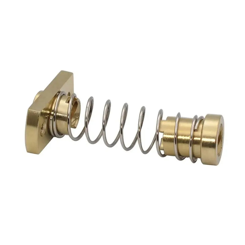 Z Axis T8 Anti Backlash Spring Loaded Nut Elimination Gap Brass Nuts for Upgrade Ender 3 /3s Pro V2 CR-10 Tornado 3D Printer 8mm