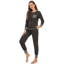 Women Pajamas Set New Pigama  Homewear Female Long Sleeve Cute Sleepwear Casual Pyjamas nightwear women