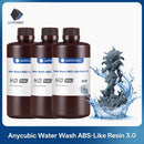 ANYCUBIC Water Wash ABS LIke Resin 3.0 For 3D Printer 405nm Water-Washable Quick Curing 3D Printing Materials For Photon Mono M7