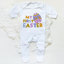 My 1st Easter Baby Bodysuit Babygrow Sleepsuit Rabbit Print Baby Coming Home Hospital Outfit Clothes Infant Easter Party Romper