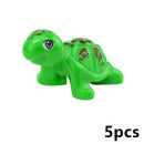 Figures Animal Building Block MOC City Goat Sheep Eagle Owl Panda Parrot Seagull Penguin Zoo Fram Accessories Bricks Toy Gift