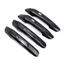 Car Door Handle Cover Trim For Audi SQ5 Q5 A5 F5 2018 2019 2020 2021 2022 A4 B9 2017-2021 Carbon Fiber Style With Smart Keyhole