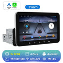 Hikity 2+32G Android 1 Din Car Stereo Radio Carplay Multimedia Player with Android auto Bluetooth WiFi GPS FM Radio Split-Screen