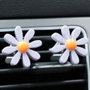 1/2/3/6pcs Car Air Outlet Perfume Clip Cute Mini Flower Aromatherapy Creative Car Interior Decoration Air Freshener Accessories
