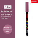 Jupai 1 STÜCK Acrylmarker Stifte Plumones 24 Farben Malerei Schreibwaren Keramik Glas Stoff Graffiti Wasserdicht Wasserbasiert