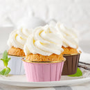 25/50pcs Foil Cupcake Liners with Dome Lids Mini Aluminum Foil Baking Cups Muffin Liners Tins for Wedding Birthday party decor