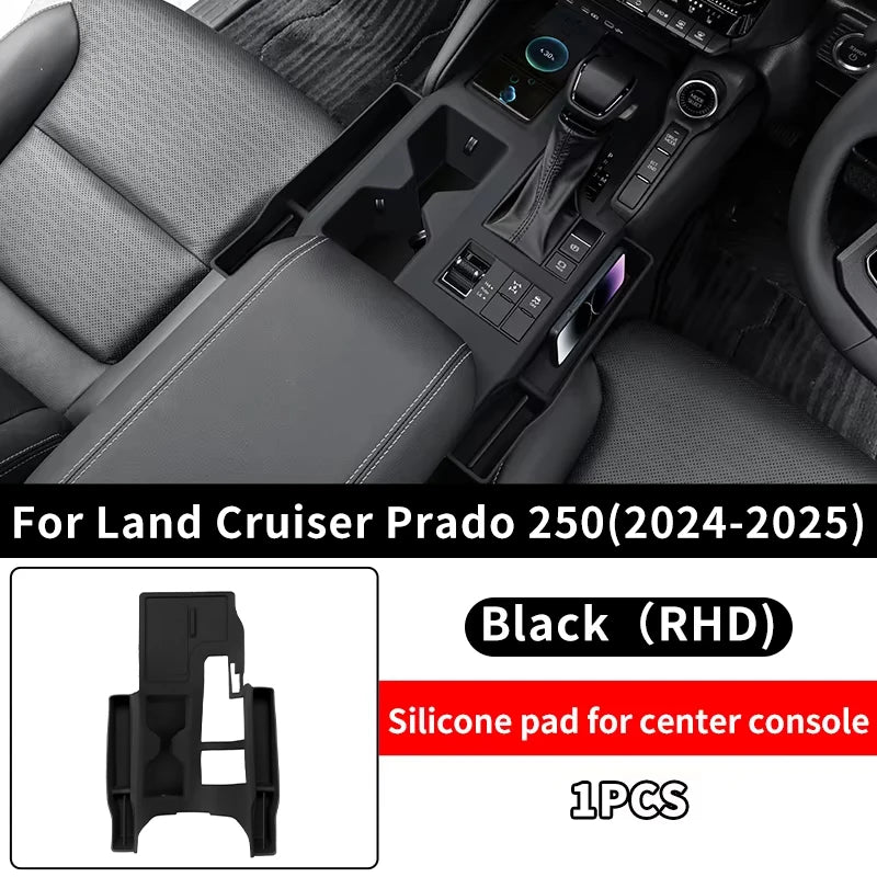 For 2024 2025 Toyota Land Cruiser 250 Prado Lc250 1958 Edition Gearbox Cover Seat Storage Box Interior Upgraded Accessories