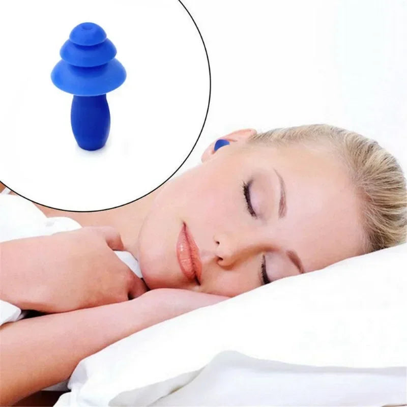 Anti-noise Silicone Earplugs Waterproof Swimming Ear Plugs for Sleeping Diving Surf Soft Comfort Natation Swimming Ear Protector