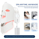 Foreverlily Face Neck Silicone LED Mask 7 Colors LED Light Photon Red Light Therapy 3D Flexible Facial Mask Anti-Ance Skin Care