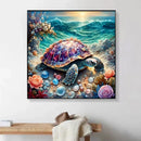 HUACAN Full Diamond Painting Turtle New Arrivals 2024 Diamond Mosaic Animal Home Decor Rhinestone Pictures