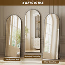 59x16 64x21 71x26 Black Arched Full-Length Mirror Free Standing Full Body Floor Mirror for Home Decor And Styling