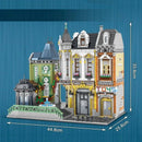 Creative Street View Toy Store Square Building Blocks Architecture Model Moc Assemble Brick Toy Gift For Children Boy Girl Adult