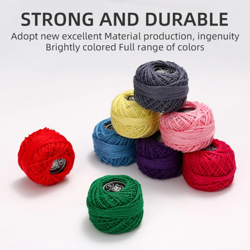 Colorful Cross Stitch Thread Embroidery Sewing Thread Diy Hand-Knitted Patch Thread Sewing Supplies