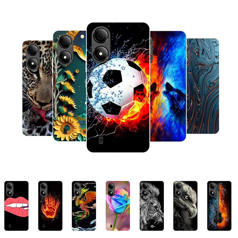 For ZTE Blade A33S Case Football Soft Silicone Back Cases for ZTE Blade A33S A 33S Phone Cover BladeA33S Casing Funda