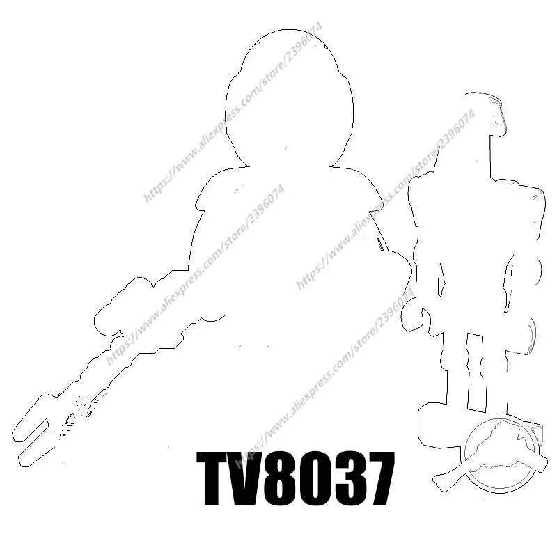 TV6102 Action Figures Movie accessories Building Blocks Bricks toys TV8009 TV8010 TV8011 TV8012 TV8013 TV8014 TV8015 TV8016