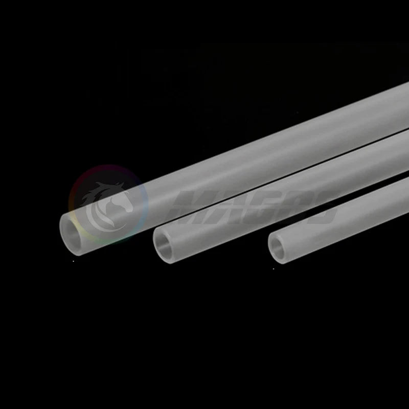 PC Water Cooling Pipe PETG Acrylic Hard Tube Transparent Rigid Tubing OD 12mm 14mm 16mm 50CM Clear/Frosted 4Pcs/Lot