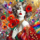 New Arrivals Diamond Mosaic Gustav Klimt Poppy Landscape Full Drill Diamond Painting Kits Diy Embroidery Flower Home Decoration