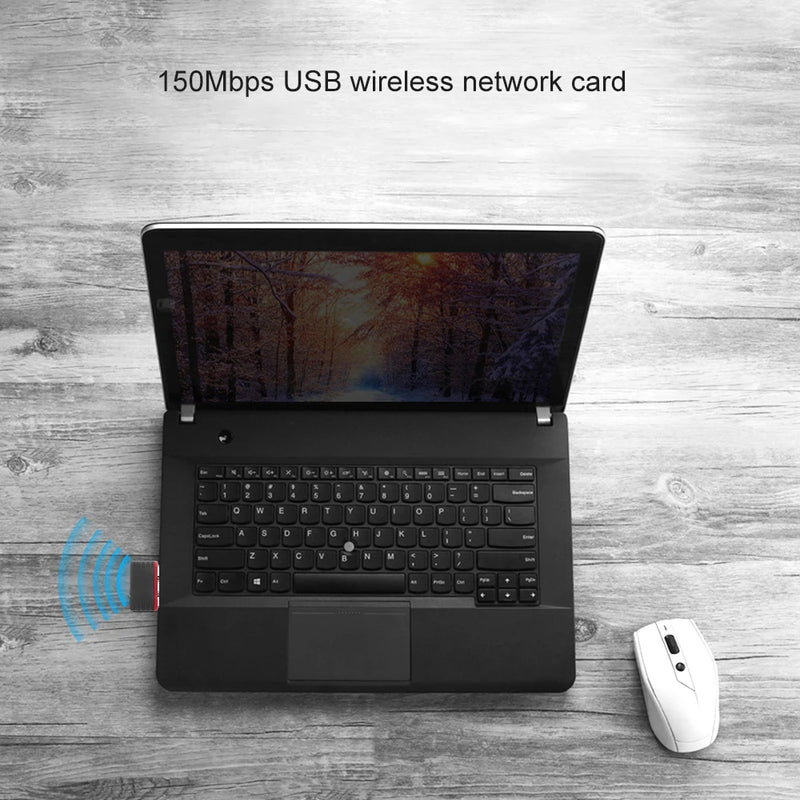 150Mbps Mini USB Wireless Wifi Adapter Wi fi Network LAN Card 802.11b/g/n RTL8188 Adaptor Network Card for PC Desktop Wholesale