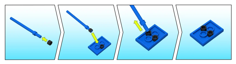 *Connect ring* 1571 50 pcs DIY enlighten block brick part No.  Compatible With