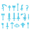 Candy Color My Weapons Building Blocks Soldier Figures Bow Arrow Pickaxe Hoe Sword Military Accessories Bricks Toys Gift Kid C12