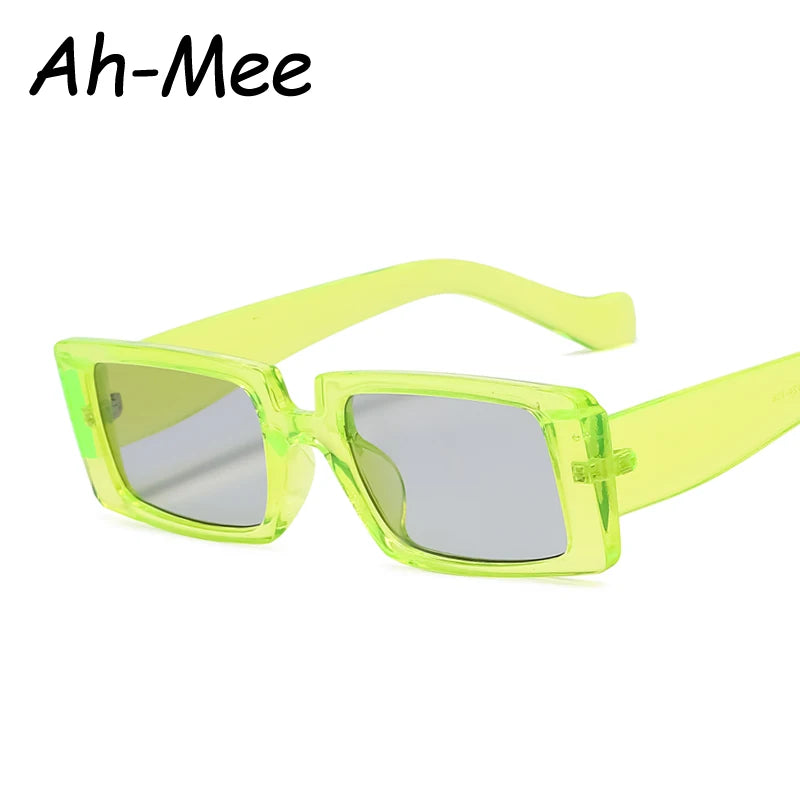 Brand Small Square Sunglasses Women Fashion Rectangle Sun Glasses Female Vintage Colorful Eyewear Ladies Candy Color Goggles