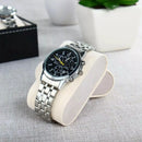 10 Grids Watch Box Luxury PU Leather Display Case Organizer Top Glass Jewelry Collection Storage Holder Box Black