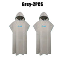 Quick-drying Changing Robe Quick Dry Bathrobe Hooded Absorbent Bath Towel Swimming & Fitness Super Absorbent Bathrobe