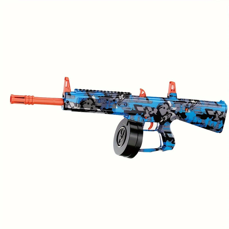 Gel Ball Blaster With Big Drum, Manual & Automatic Burst Dual Mode With Linked Effects, More powerful,For Shooting Team Game