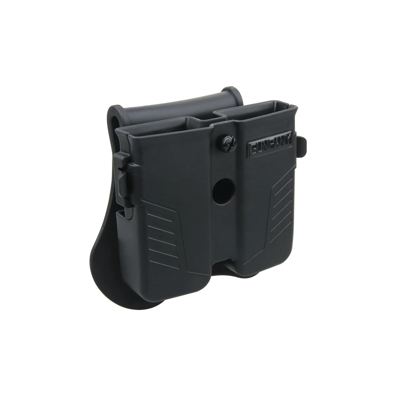 Victoptics Multi-Fit Holster and Double Magazine Pouch Autolocking universal Pistol Holster right hand double stacks 9mm .40 .45