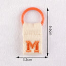1Pc Aesthetic Initial Embroidery Alphabet Keychains Fabric DIY 26 Letters Unique Keyring Charms For Pouch Bags Accessories Gift