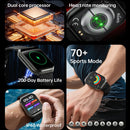 1000mAh Battery Smart Watch IP68 Waterproof Bluetooth Call 1.83" HD Men Sports Blood Oxygen Smartwatch 2026 New