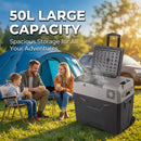 The Road Frost | 20-55L Portable Compressor Car Refrigerator 12V/24V with AC Adapter