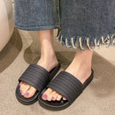 Smile New Women's Home Slippers Indoor Non-slip Bathroom Slippers Outdoor Swimming Slippers  Soft Beach Slippers For Women