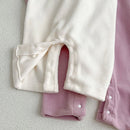 Infant Baby Girls Jumpsuit Long Sleeved Solid Color Hooded Toddler Baby Girl Romper Autumn Spring Baby Girl Clothing