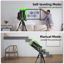 Huepar S04CG-LC Set 16 Lines Laser Level With Support 4D Self-leveling Cross Line Green Level Tiling Floor Laser Tools