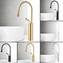 Bathroom Basin Faucets High Mixer Sink Tall Taps Washbasin Water faucet Hot Cold 360 Tapware Crane Brass Black Rose gold White