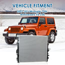Car Aluminium Radiator for 2007-2017 Jeep Wrangler 2018 Wrangler JK V6 3.6L3.8L