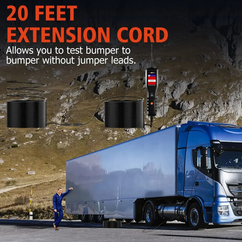 Ancel PB100 Circuit Tester Probe Electrical System Car Diagnostic Tool 12V 24V Automotive Circuit Tester Power Circuit Probe Kit