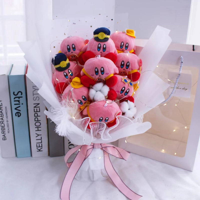 Anime Kawaii Cute Cartoon Star Kirby Plush Bouquet Creative Valentine's Day Christmas Graduation Gifts