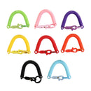 Coil Springs Keychain Stretchy Spiral Spring Coil Retractable Coil Springs Keychain With Metal Clasp Key Chain Holder Lanyard