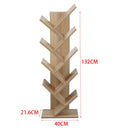 Voltsify Rustikales stehendes Baum-Bücherregal Holz-Display-Rack Kinder-Bücherregal Bücherregale für Zuhause